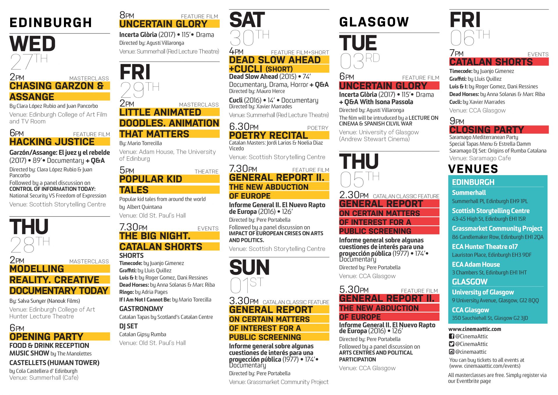 Programa Cine catalan 